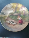 Сюжетная тарелка папье-маше, Европа, начало 20 в., диаметр 30 см., фото №2