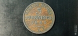 3 пфеннига 1865г. А. Пруссия. Германия., фото №2