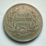 Чили 20 сентаво 1899 г., фото №2