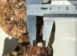 Коллекционный образец: друза кристаллов топаза на пегматите, две половинки, фото №9