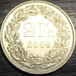 2 франка Швейцарія 2009, фото №3