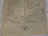 Немецкие документы(оригинал),1937 г., марка от хозяина, фото №4
