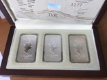 Ниуэ набор монет Триптих 3 х 2 доллара 2012 (Серебро 3 Oz) / Банковский комплект, фото №3