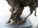 Скульптура Олень Бронза на камне Клеймо Европа, фото №12