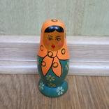 Souvenir "Matryoshka". "The 60s". Hand-painted. (USSR), photo number 2