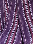 Фіолетовий пояс,широка крайка, бузковий пасок, самотканий пояс до вишиванки, фото №7