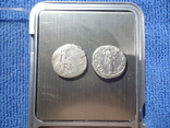 2 Денария Адриан и М,Аврелий., фото №3
