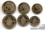Гвінея Гвінея - 5 шт х набір з 3 монет 1 5 10 франків 1985, фото №3