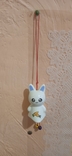 Фарфоровый котенок колокольчик, фото №3