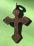 Крест бронзовый четырёхконечный, фото №6