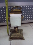 Table mirror brass height 29.5 cm, photo number 3