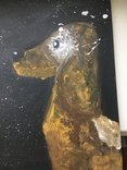 Картина ,,Собака с человеческим взглядом,,, фото №11