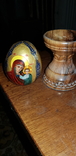 Пасхальное коллекционное деревянное яйцо, фото №3