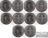 Serbia Serbia - 10 pcs x 20 Dinara 2007 Obradović, photo number 2