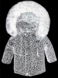 Зимова куртка Krosh з світловідбиваючої рефлективної тканини 98 зріст 105998, фото №3