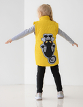 Дитяча куртка жилетка з світловідбиваючими елементами Nyusya жовта 110 ріст 1061b110, numer zdjęcia 7