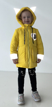 Дитяча куртка жилетка з світловідбиваючими елементами Nyusya жовта 128 ріст 1061b128, numer zdjęcia 10