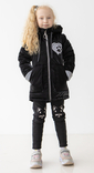 Дитяча куртка жилетка з світловідбиваючими елементами Nyusya чорна 110 ріст 1061c110, numer zdjęcia 4