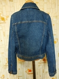 Куртка джинсовая DIVIDED коттон хороший стрейч р-р 36(рост 165см), фото №7
