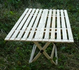 Дерев'яний розкладний стіл (1,00 х 0,75 м) 1089100, numer zdjęcia 2
