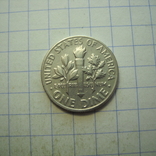 США, 10 центов 1969 г.(D), фото №3