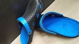Мужские кроксы синие сабо "прогресс Crocs" с большими дырками для вентиляции 42р-р, фото №6