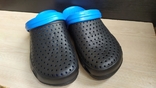 Мужские кроксы синие сабо "прогресс Crocs" с большими дырками для вентиляции 42р-р, фото №8