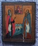 Ікона Антоній і Феодосій Печерські.19 ст., фото №2