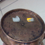 Кружка двуручная Иудаика нателатница для омовения Натла медь высота 13 см, диаметр 9 см, фото №10