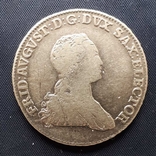 2/3 талера Саксония Германия Фридрих Август 1766г. серебро, фото №2