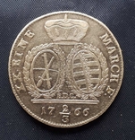 2/3 талера Саксония Германия Фридрих Август 1766г. серебро, фото №3
