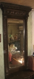 Старинное напольное резное зеркало 19 века, фото №2