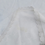 Скатерть овальной формы лён+хлопок с кружевом 186*140 см, фото №11