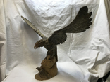 Орёл с птенцом размах крыльев 60 см, фото №3