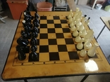 Стол-доска с шахматами и шашками, фото №3