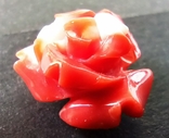 Коралл роза цветок круг 12мм, фото №3