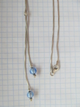 Колье ожерелье серебряное, фото №2