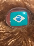 Символ FIFA 2002 Мишка, 5 шт, с флагами 5 стран, фото №9