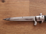 Cкладной выкидной нож стилет Buck USA Bayonet Classik italian stilatto 22.5см, фото №7