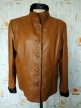 Куртка легкая. Жакет кожаный HIDE PARK кожа наппа p-p XXL(состояние), фото №2