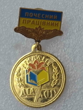 Медаль Почетный Работник гимназия Диалог, фото №2