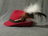 Шляпа Егерей Германия с Заколкой и перьями Винтаж, фото №2