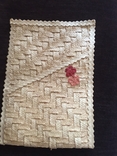 Газетница плетеная соломка, фото №2