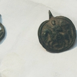 Срібна підвіска та іконка оловяниста бронза часів Київської Русі, фото №5