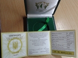 Сертифікат Зубр 10 грн срібло 2002 рік+футляр, фото №3