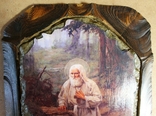 Серафим Саровский (камень и дерево), фото №5