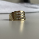 Золотое кольцо с бриллиантами, фото №2
