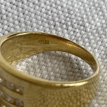 Золотое кольцо с бриллиантами, фото №11