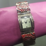 Quartz women's watches. Bracelet with enamel. On the go, photo number 3