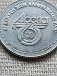 Монета 1 торговый доллар Жетон Токен Медаль 1980 год. Седло. Лошадь Ковбой Канада, фото №8